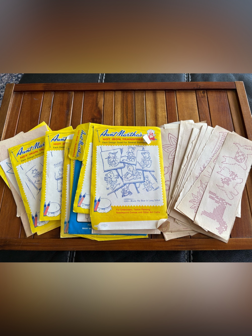 AUNT MARTHAS Embroidery Hot Iron Vintage Transfers Miscellaneous Open